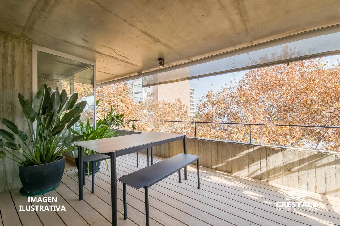 Departamento 3 dormitorios en venta Pueyrredón Y Pellegrini, Rosario. CBU56777 AP6141659 Crestale Propiedades