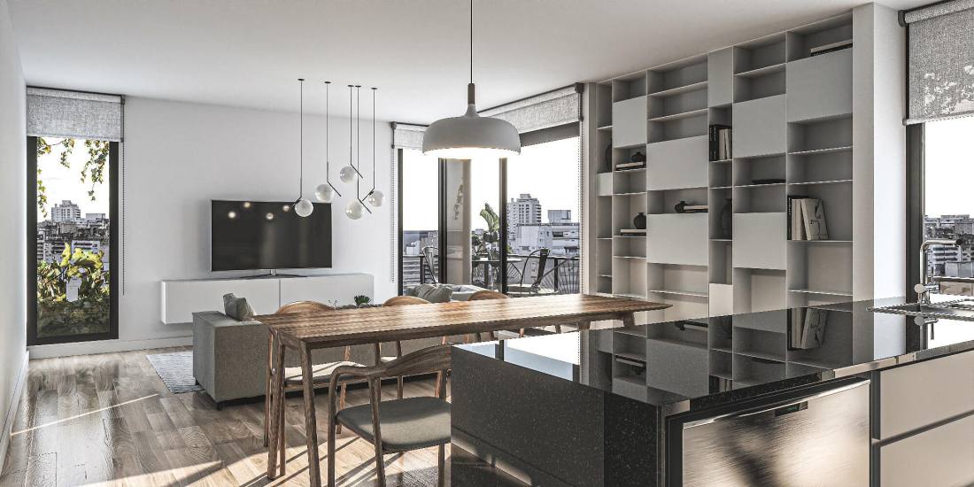 Departamento 3 dormitorios en venta Cochabamba Y Corrientes, Rosario. CBU56331 AP6103102 Crestale Propiedades