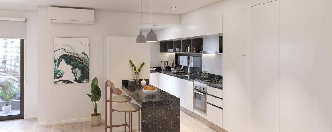 Departamento 2 dormitorios en venta 3 De Febrero Y Suipacha, Rosario. CBU56459 AP6119486 Crestale Propiedades