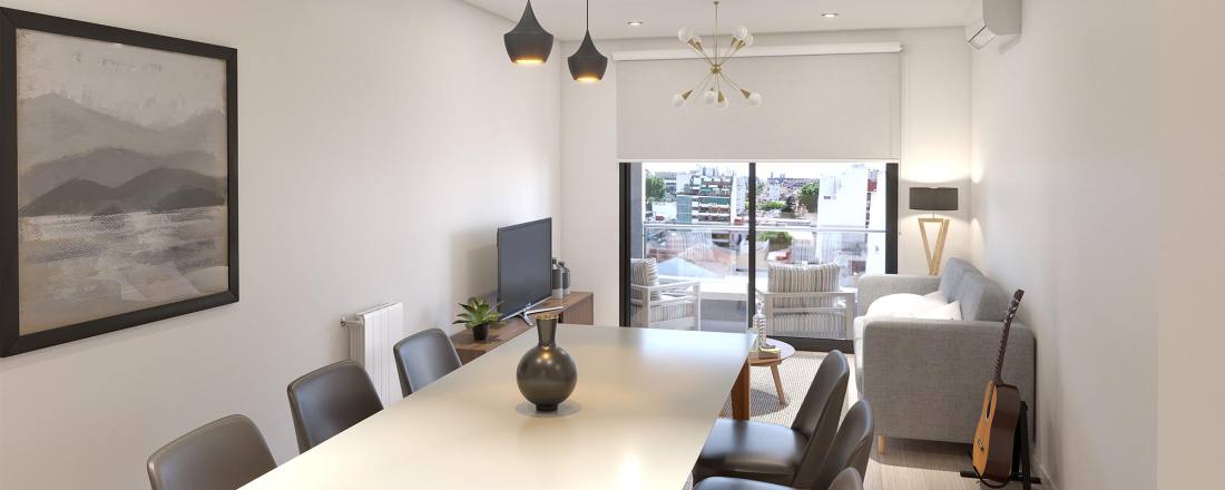 Departamento 2 dormitorios en venta 3 De Febrero Y Suipacha, Rosario. CBU56459 AP6119486 Crestale Propiedades