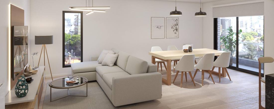 Departamento 2 dormitorios en venta 3 De Febrero Y Suipacha, Rosario. CBU56459 AP6119486 Crestale Propiedades