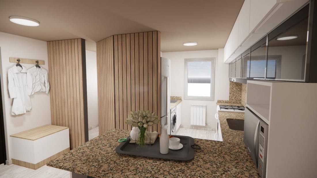 Departamento 2 dormitorios en venta Mendoza 1500, Rosario. CBU57403 AP6216790 Crestale Propiedades