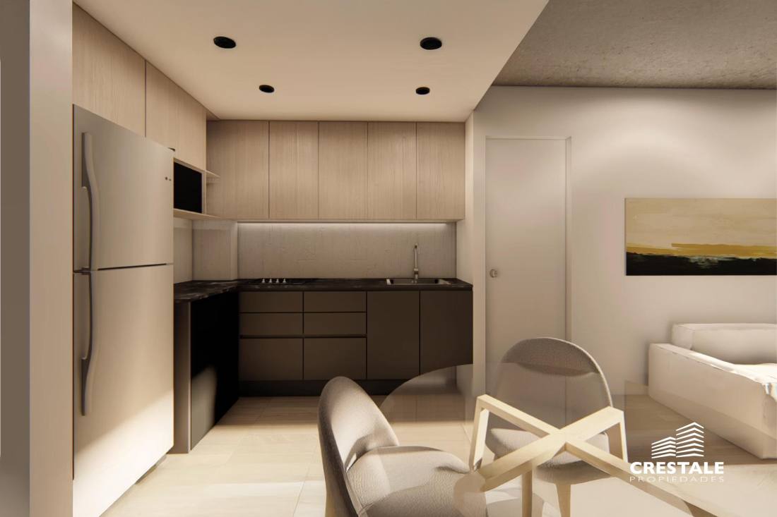 Departamento 1 dormitorio en venta Córdoba 3000, Rosario. CBU58660 AP6380357 Crestale Propiedades