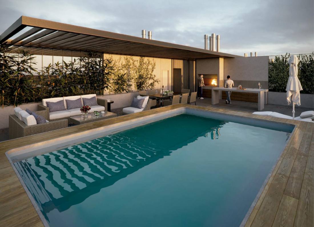 Departamento 2 dormitorios en venta Midtown - Santiago Y Tucumán, Rosario. CBU59642 AP6509677 Crestale Propiedades