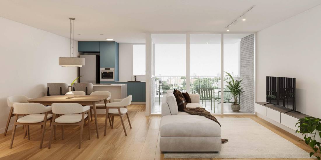 Departamento 2 dormitorios en venta Brown Y Callao, Rosario. CBU62491 AP6862476 Crestale Propiedades