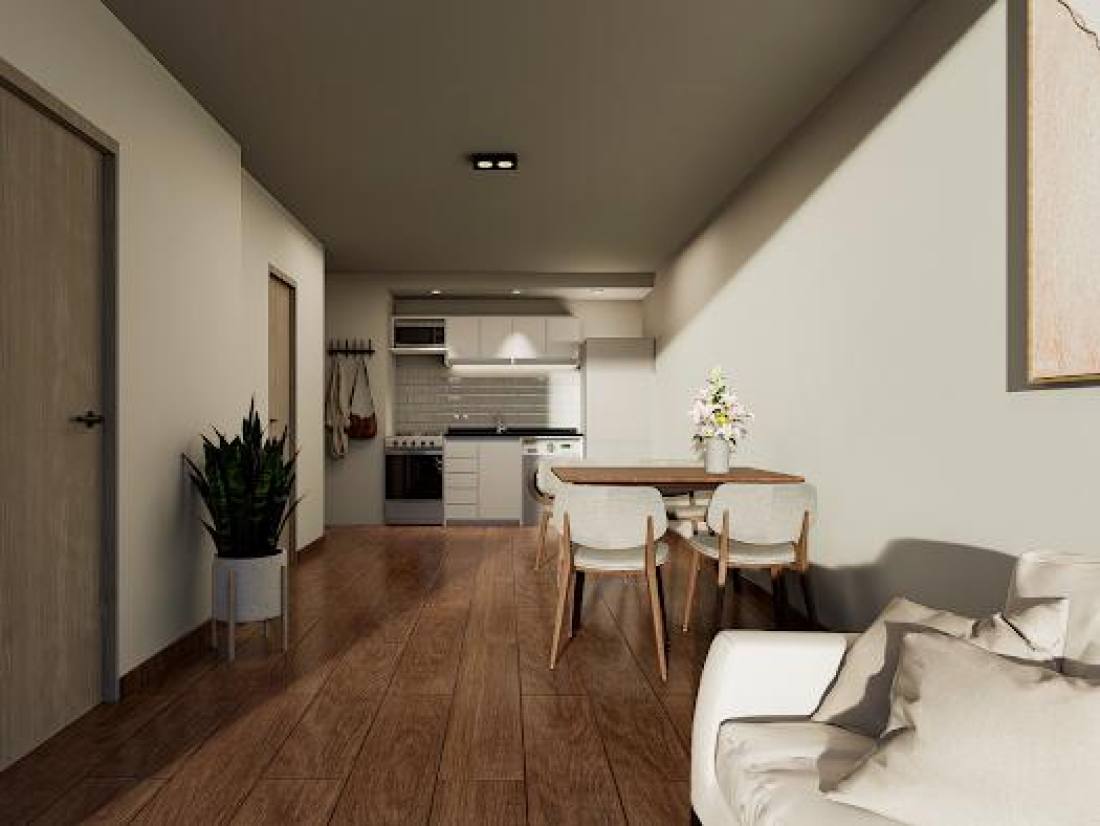 Departamento 1 dormitorio en venta San Juan Y Rosas, Rosario. CBU63358 AP6952632 Crestale Propiedades