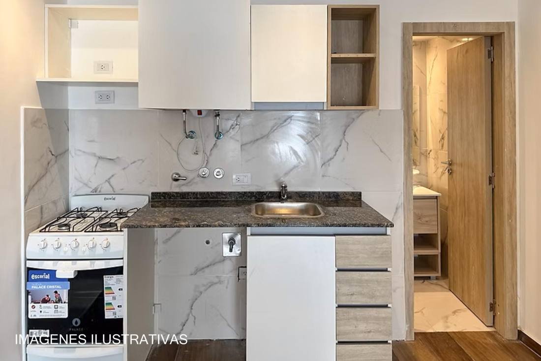 Departamento 1 dormitorio en venta San Juan Y Rosas, Rosario. CBU63358 AP6952632 Crestale Propiedades