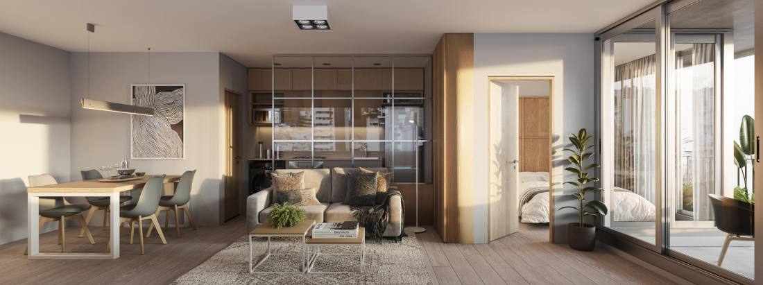 Departamento 3 dormitorios en venta Montevideo Y San Martín, Rosario. CBU64206 AP7045742 Crestale Propiedades