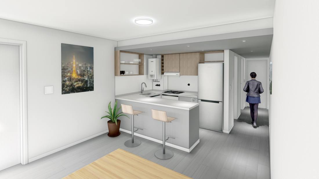 Departamento 2 dormitorios en venta Urquiza Y Rodríguez, Rosario. CBU64584 AP7085213 Crestale Propiedades