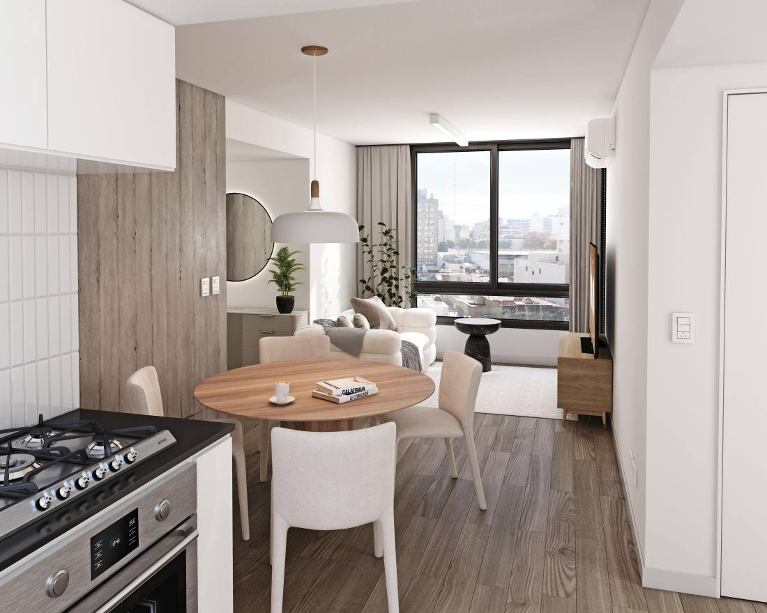 Departamento 1 dormitorio en venta Alvear Y 9 De Julio, Rosario. CBU65566 AP7209505 Crestale Propiedades