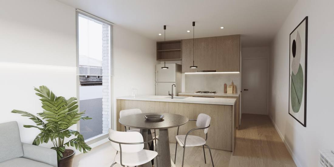 Departamento 2 dormitorios en venta Balcarce 1500, Rosario. CBU66871 AP7371418 Crestale Propiedades