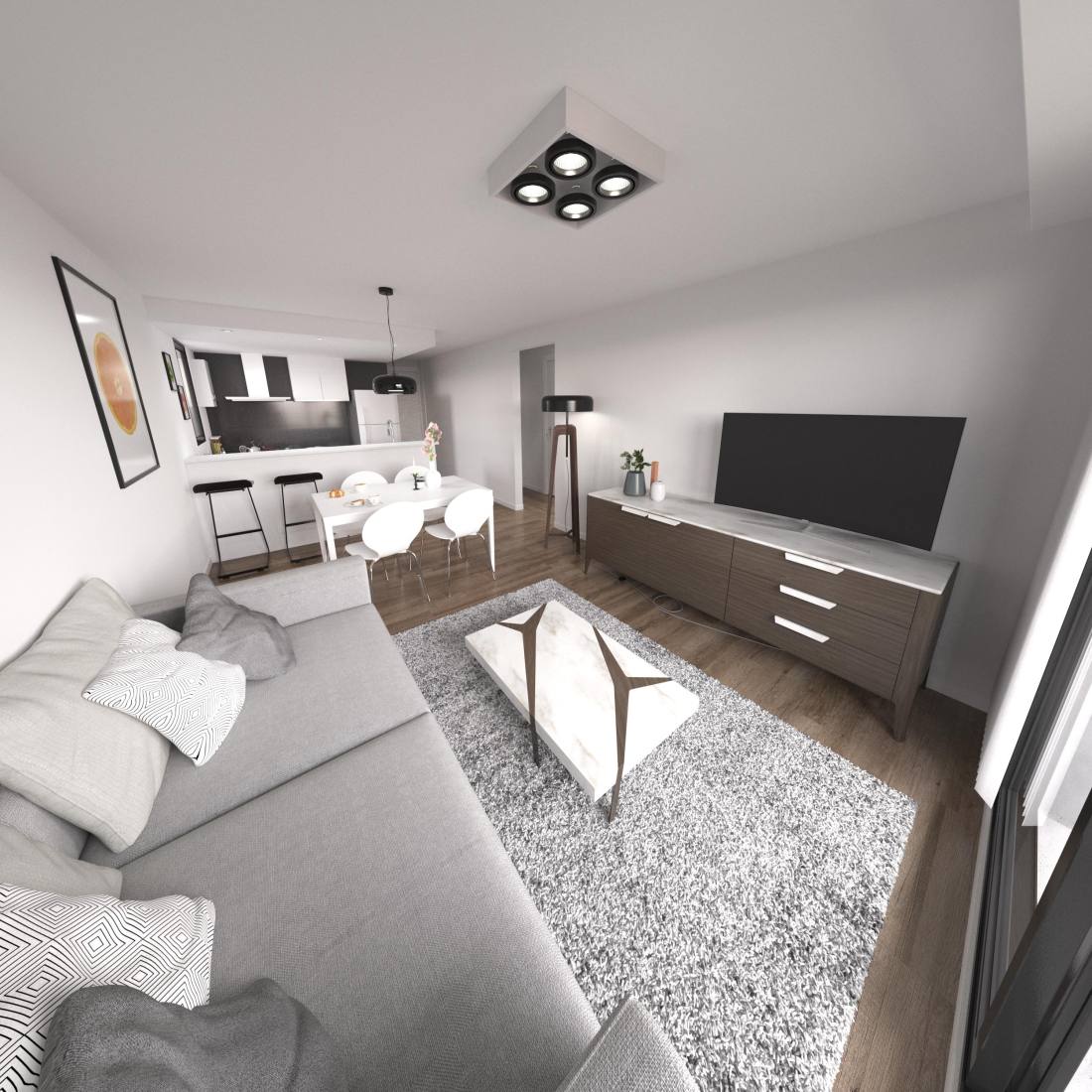 Departamento 2 dormitorios en venta 9 De Julio Y Paraguay, Rosario. CBU46411 AP4662915 Crestale Propiedades