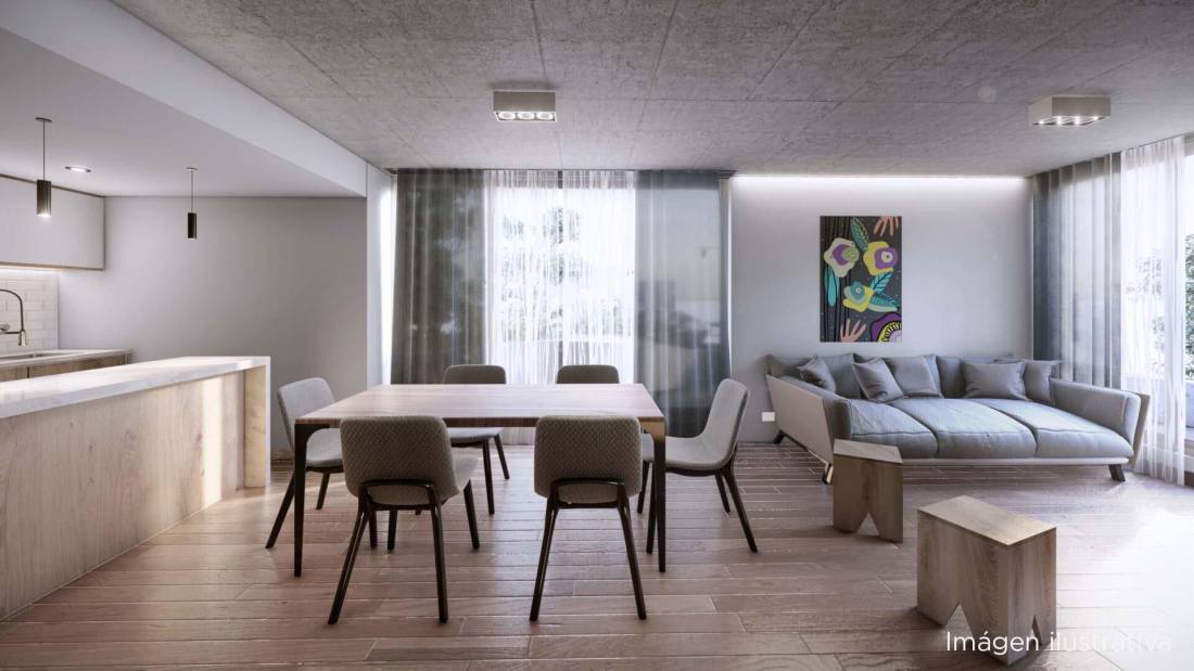 Departamento 1 dormitorio en venta Zeballos Y Paraguay, Rosario. CBU50241 AP5086133 Crestale Propiedades