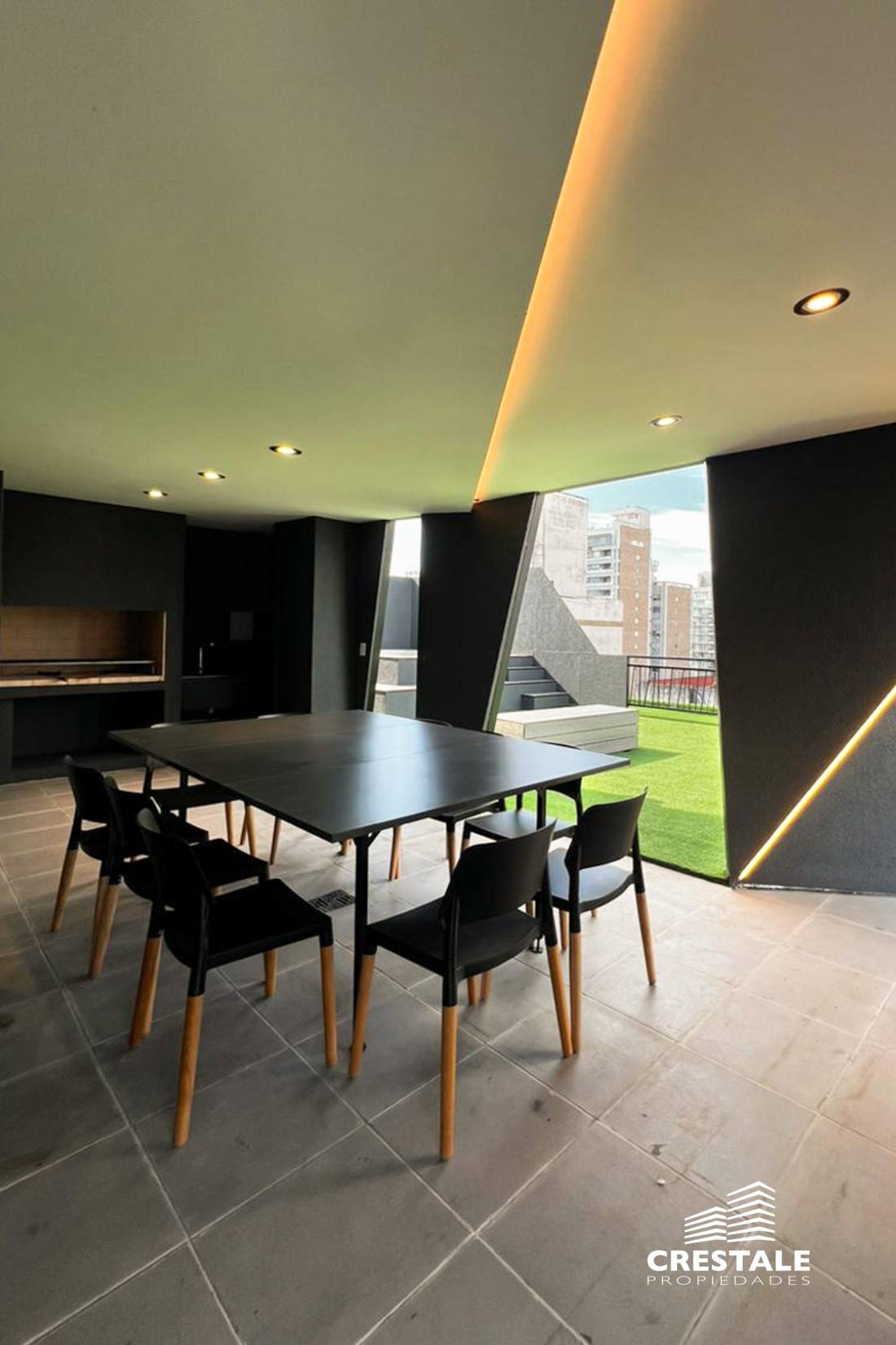 Departamento 1 dormitorio en venta Alem Y Montevideo, Rosario. CBU43321 AP4353149 Crestale Propiedades