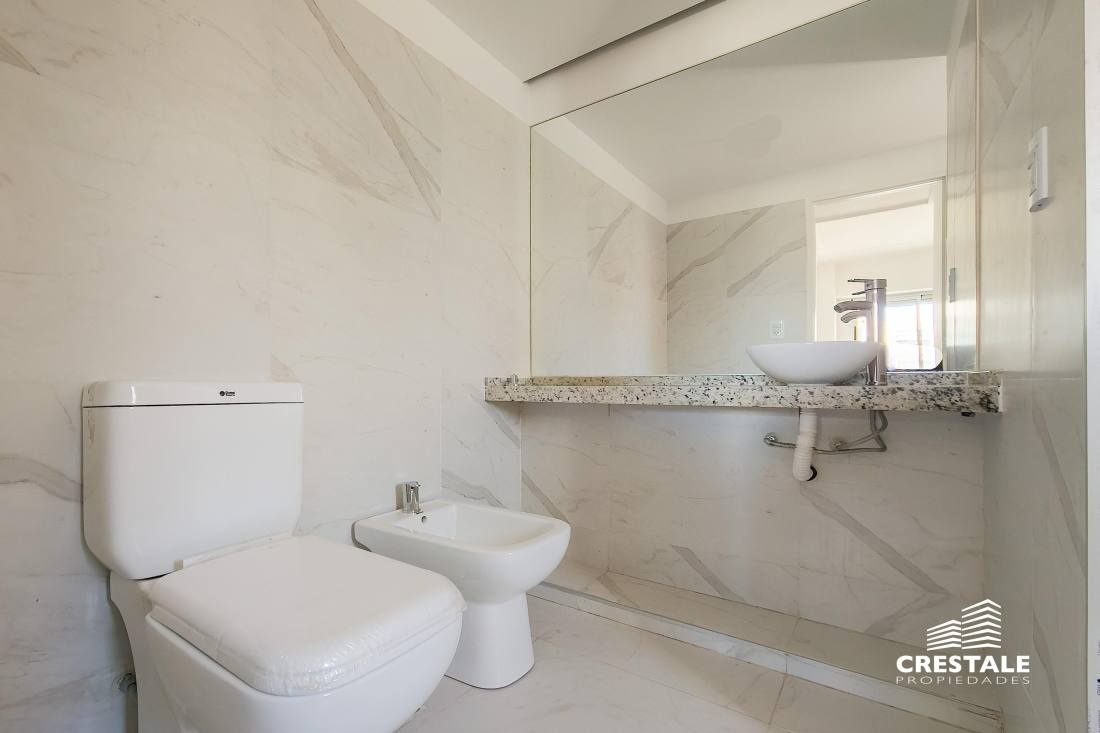 Departamento 2 dormitorios en venta Alem Y Montevideo, Rosario. CBU43321 AP4565731 Crestale Propiedades