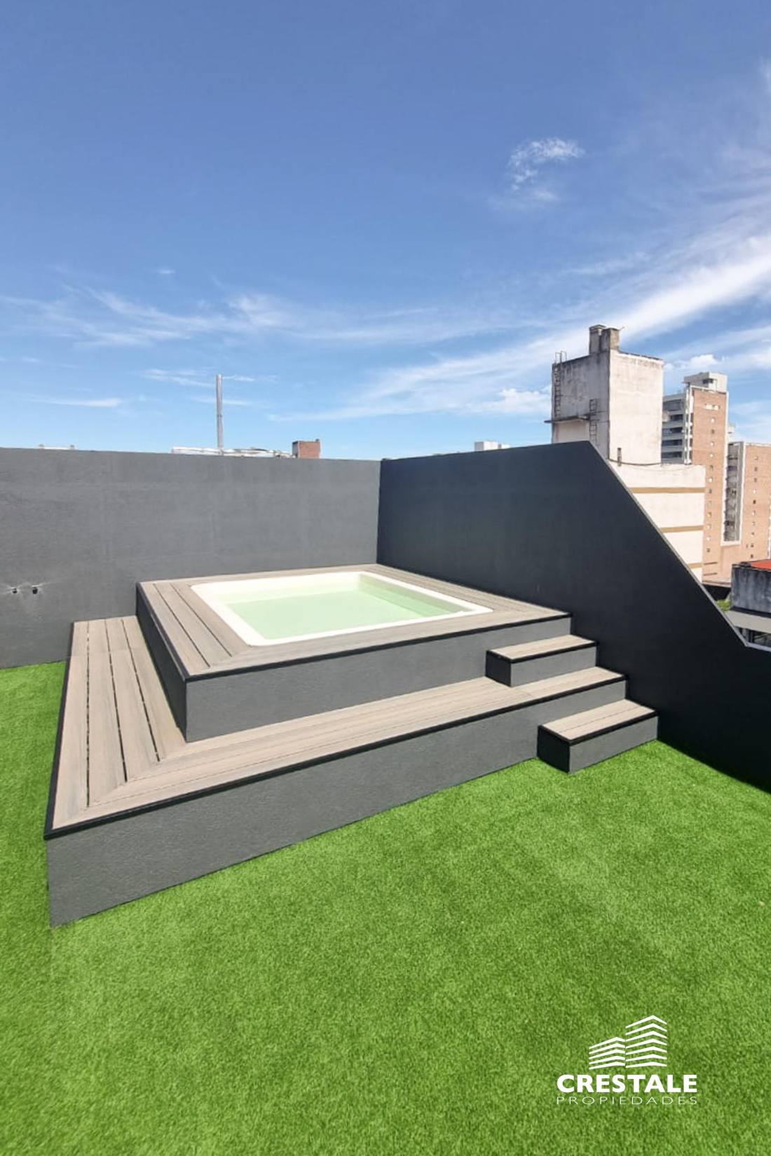 Departamento 2 dormitorios en venta Alem Y Montevideo, Rosario. CBU43321 AP4565735 Crestale Propiedades