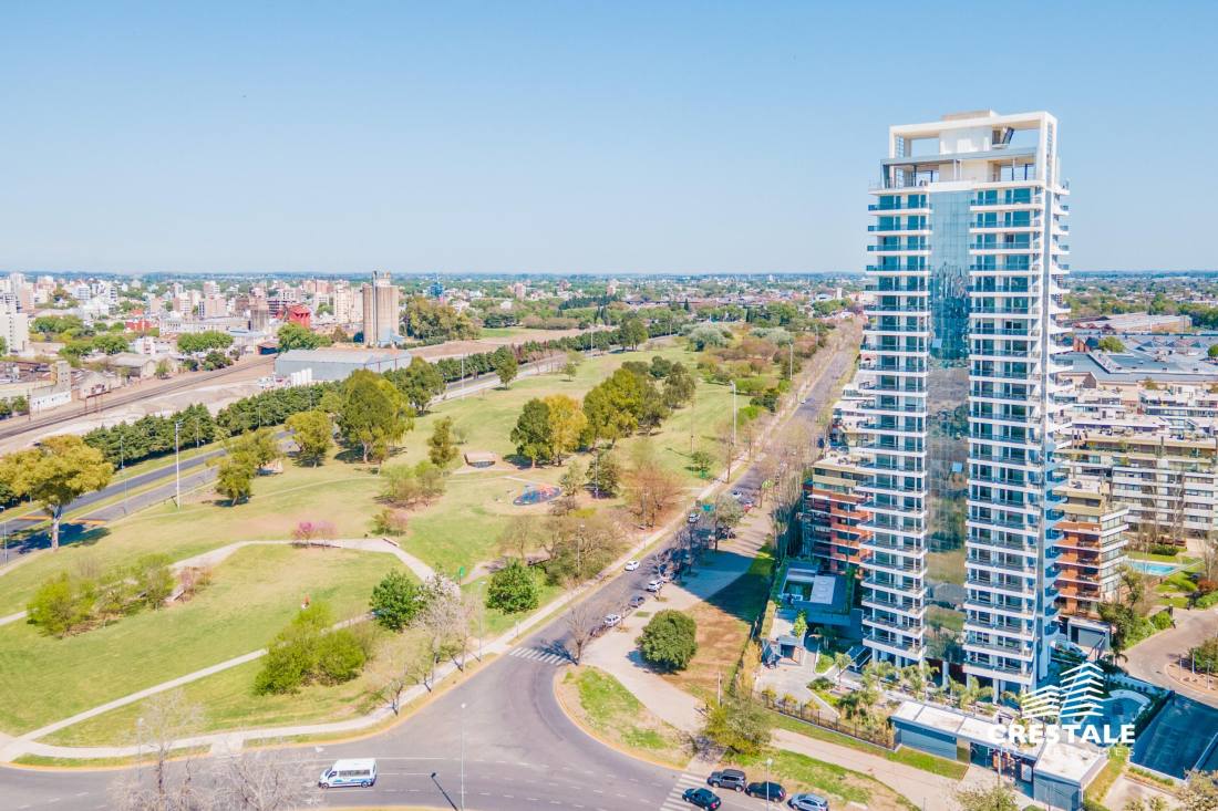 Departamento 1 dormitorio en venta Torre Arealis, Rosario. CBU24096 AP6592244 Crestale Propiedades