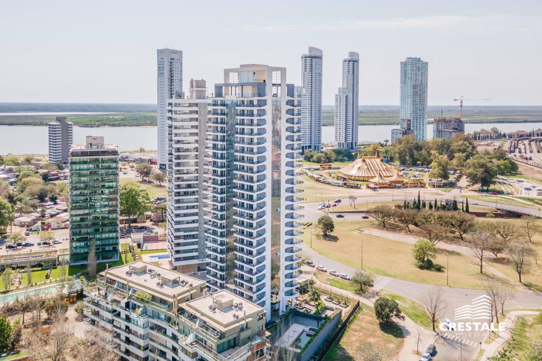 Departamento 1 dormitorio en venta Torre Arealis, Rosario. CBU24096 AP6592244 Crestale Propiedades