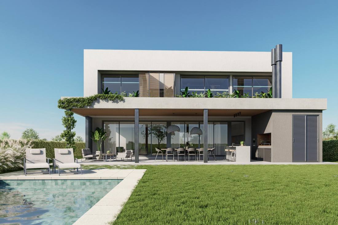 Casa 4 dormitorios en venta Vida Barrio Cerrado, Funes. CHO7444266 Crestale Propiedades