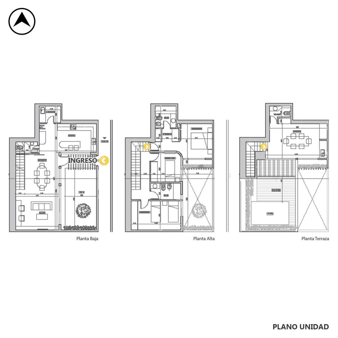 Departamento de pasillo 3 dormitorios en venta Brown Y Lagos, Rosario. CPH7509967 Crestale Propiedades