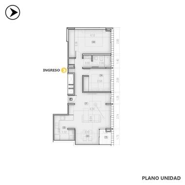 departamento 2 dormitorios en venta Rosario Centro, Balcarce y Urquiza