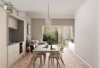 departamento de pasillo 2 dormitorios en venta Rosario Pichincha, Jujuy 2600