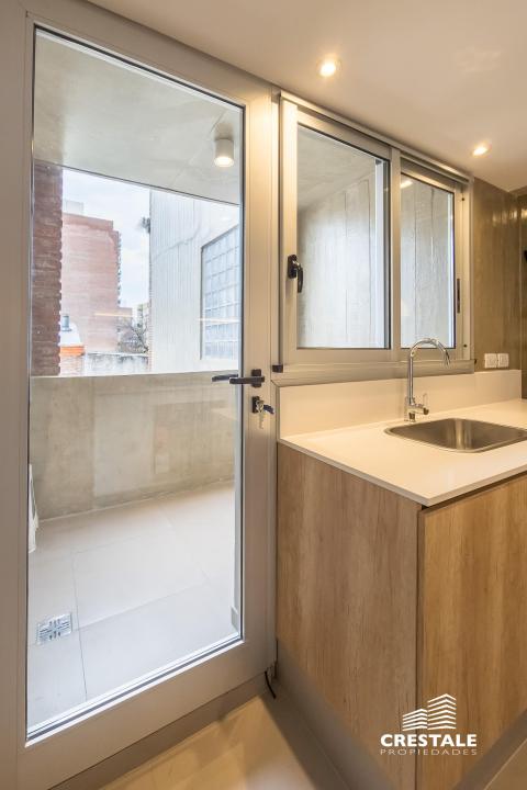 Departamento 1 dormitorio en venta Cafferata Y San Juan, Rosario. CBU39482 AP3978995 Crestale Propiedades