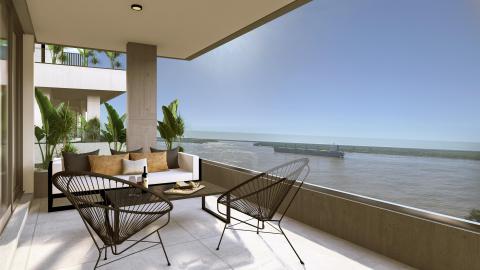 Departamento 2 dormitorios en venta Mirarío - Torre Aqua, San Lorenzo. CBU55028 AP5939024 Crestale Propiedades