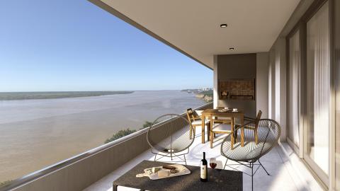 Departamento 2 dormitorios en venta Mirarío - Torre Aqua, San Lorenzo. CBU55028 AP5939024 Crestale Propiedades