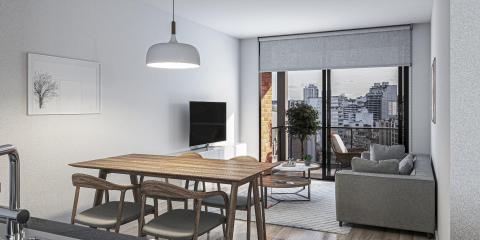 Departamento 1 dormitorio en venta Cochabamba Y Corrientes, Rosario. CBU56331 AP6100032 Crestale Propiedades