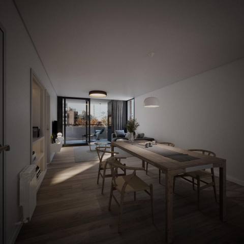 Departamento 2 dormitorios en venta Balcarce Y Güemes, Rosario. CBU61233 AP6695999 Crestale Propiedades