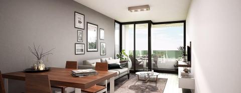 Departamento monoambiente en venta Alvear Y Zeballos, Rosario. CBU62616 AP6869913 Crestale Propiedades