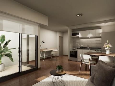 Departamento monoambiente en venta San Juan Y Rosas, Rosario. CBU63358 AP6948508 Crestale Propiedades