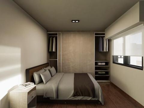 Departamento monoambiente en venta San Juan Y Rosas, Rosario. CBU63358 AP6948508 Crestale Propiedades