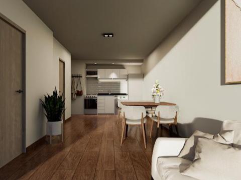 Departamento monoambiente en venta San Juan Y Rosas, Rosario. CBU63358 AP6948508 Crestale Propiedades