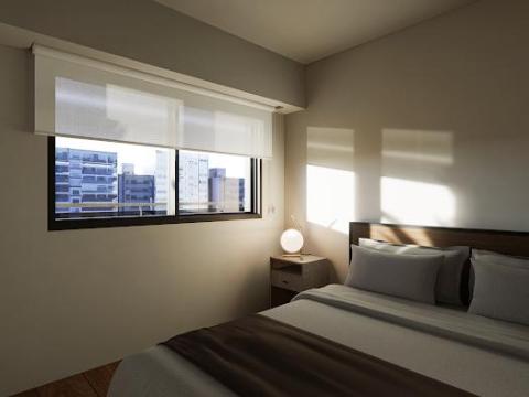 Departamento monoambiente en venta San Juan Y Rosas, Rosario. CBU63358 AP6948508 Crestale Propiedades