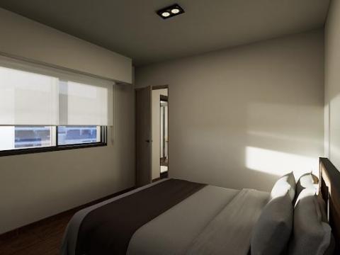 Departamento monoambiente en venta San Juan Y Rosas, Rosario. CBU63358 AP6948508 Crestale Propiedades