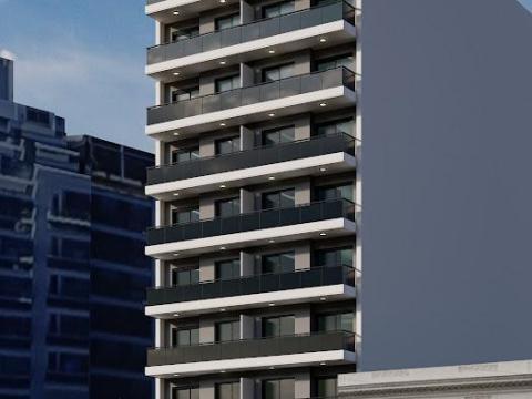 Departamento monoambiente en venta San Juan Y Rosas, Rosario. CBU63358 AP6948508 Crestale Propiedades