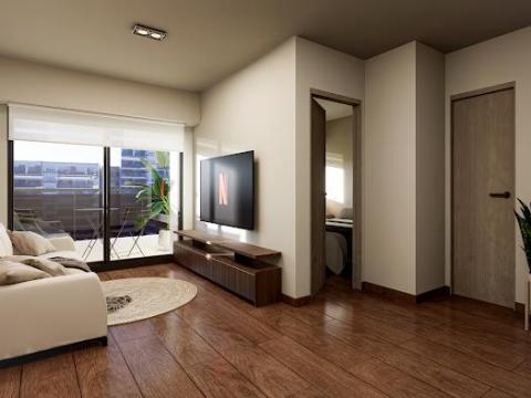 Departamento monoambiente en venta San Juan Y Rosas, Rosario. CBU63358 AP6948508 Crestale Propiedades
