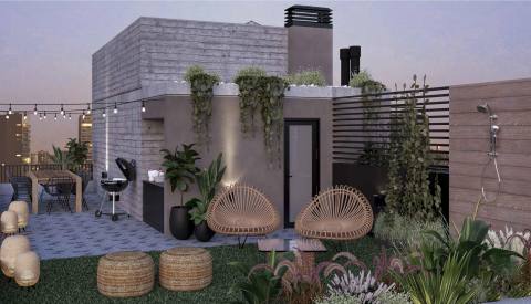 Departamento 2 dormitorios en venta Crespo Y Montevideo, Rosario. CBU63578 AP6982256 Crestale Propiedades
