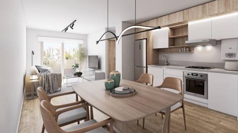 Departamento 2 dormitorios en venta Callao Y Urquiza, Rosario. CBU63622 AP6990073 Crestale Propiedades