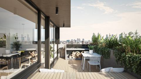 Departamento 2 dormitorios en venta Pellegrini Y Maipú, Rosario. CBU64152 AP7039381 Crestale Propiedades