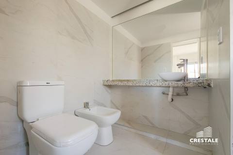Departamento 2 dormitorios en venta Alem Y Montevideo, Rosario. CBU43321 AP6057348 Crestale Propiedades