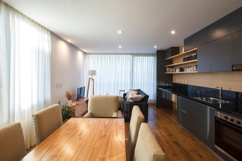 Departamento 1 dormitorio en venta Aldea Dock Trade, Rosario. CBU39307 AP6295129 Crestale Propiedades