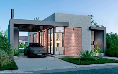 Casa 2 dormitorios en venta Eco Tierra - Pueblo Esther, Pueblo Esther. CHO6480457 Crestale Propiedades